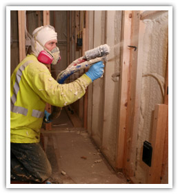 Spraying Insulation